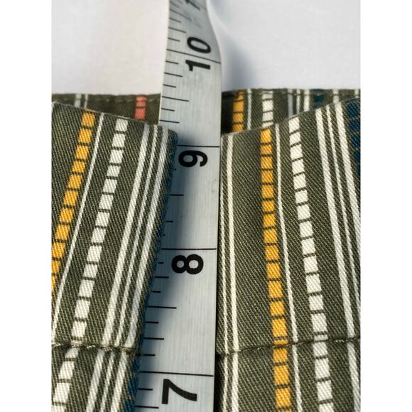 Loft Factory Green Striped 4-inch Shorts Women's Size 4 - Picture 7 of 9